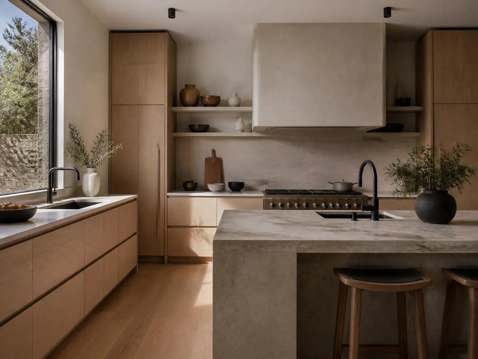 Warm Contemporary Kitchen Remodel by Build Construction Corporation project photo